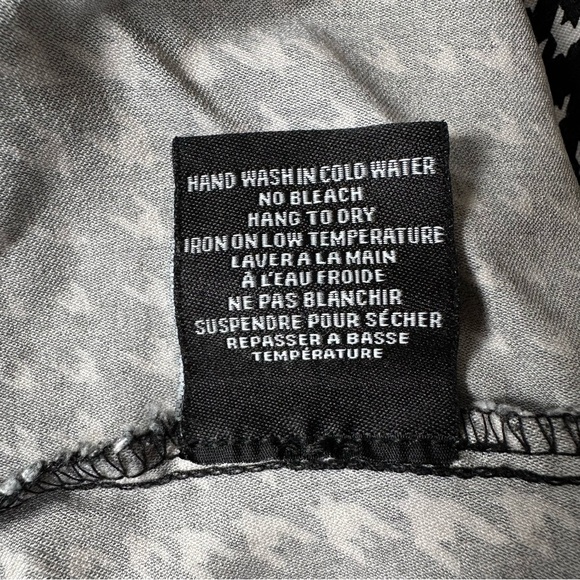 Jules & Leopold Houndstooth Print Mid Rise Trouser Pants - Medium - Picture 7 of 11